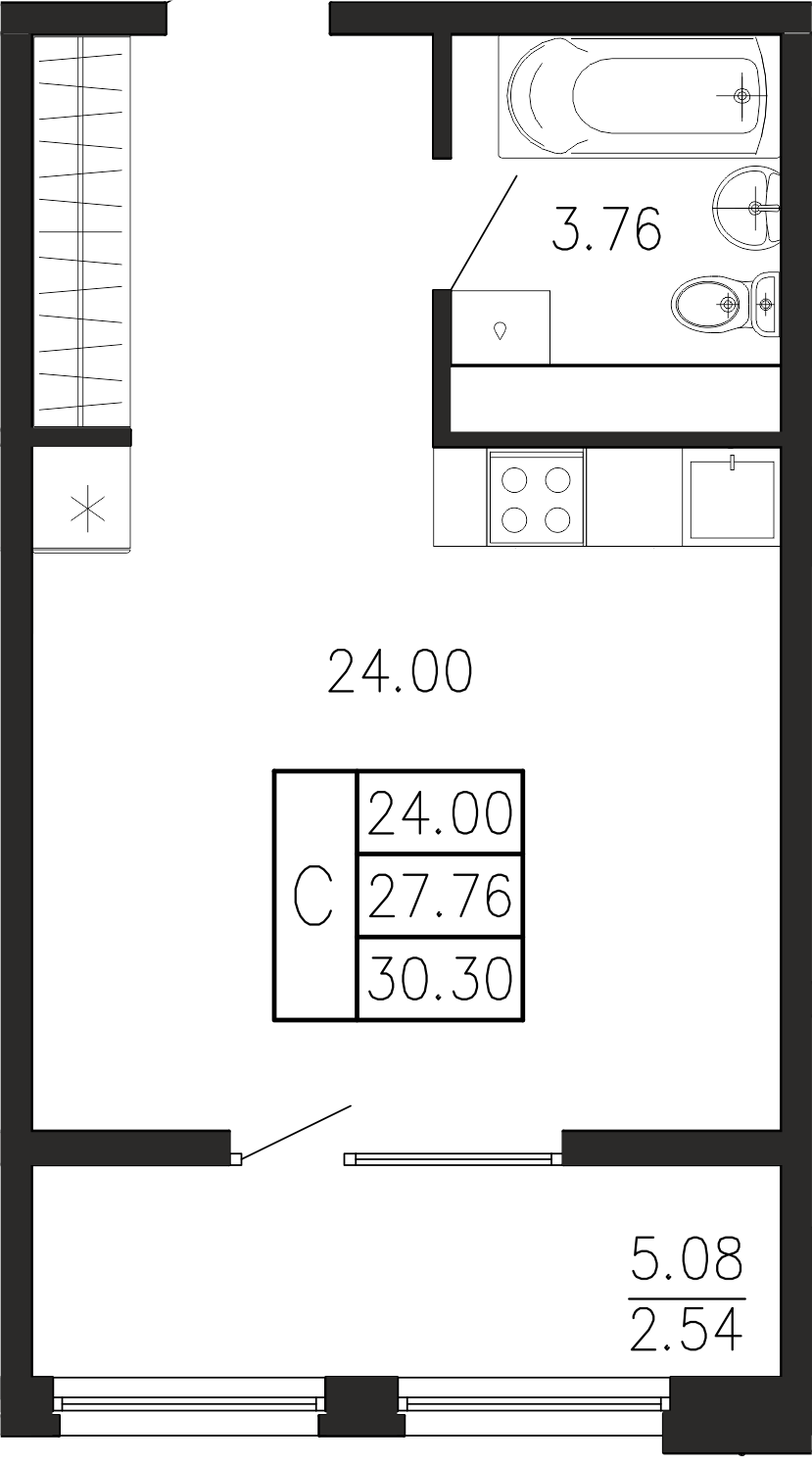 Просторы крыма Квартира №110 2