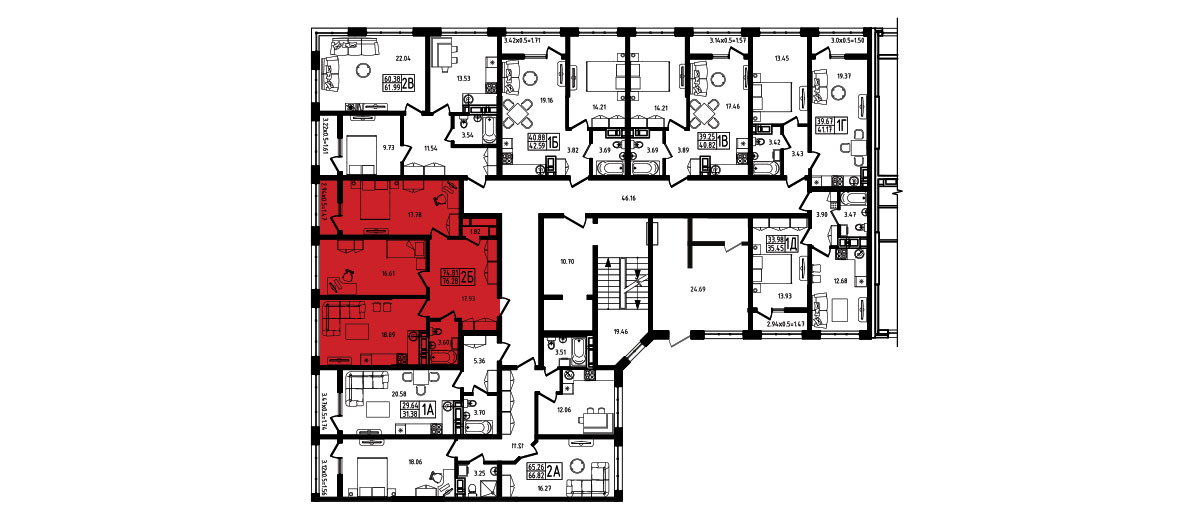 ЖК Яблоневый 4 очередь Квартира №003 1
