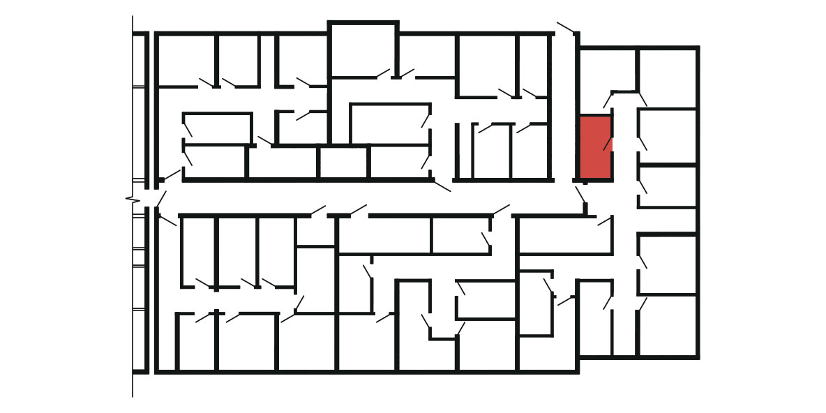 ЖК Суворов 1 очередь Нежилое помещение №001 1