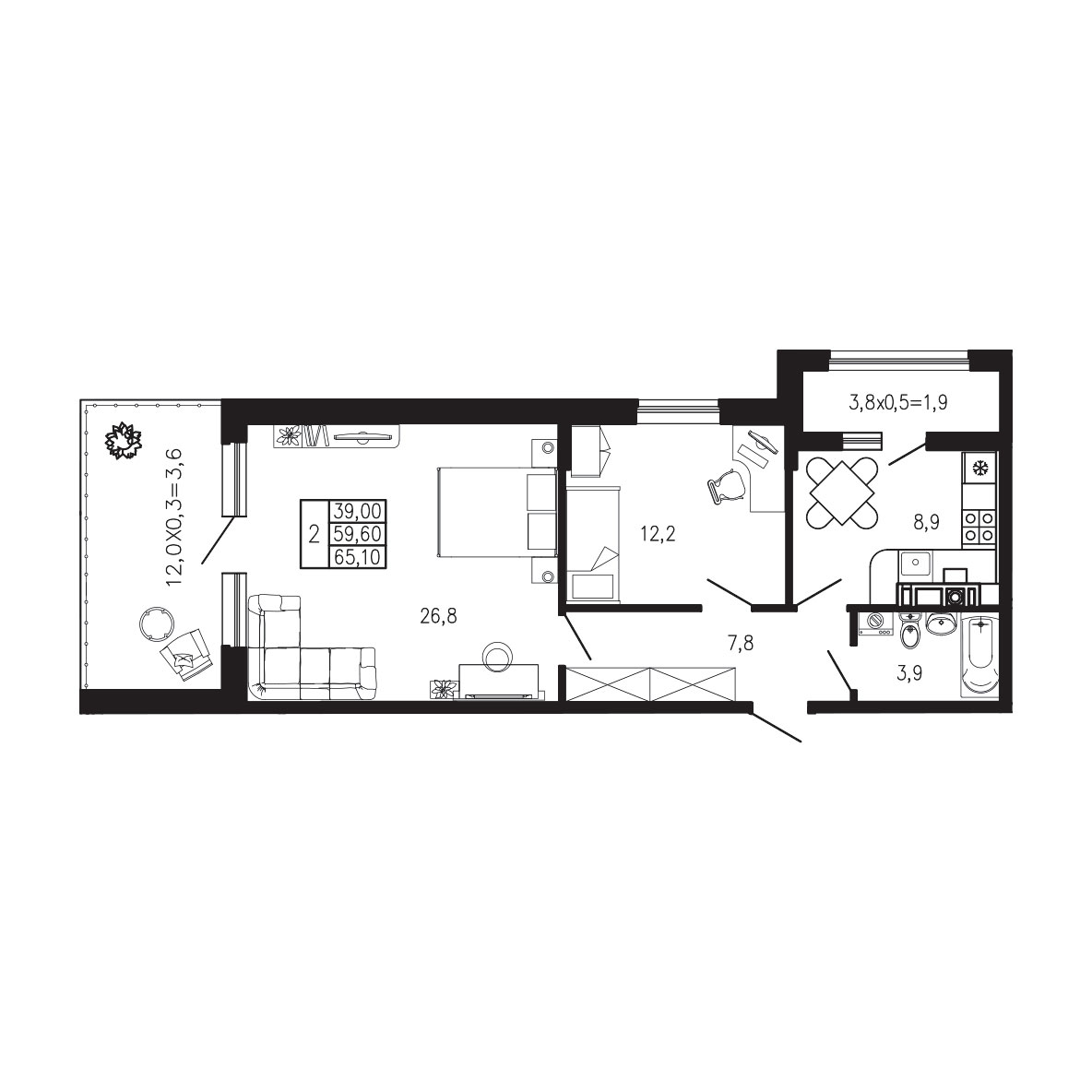 Экосфера Квартира №115