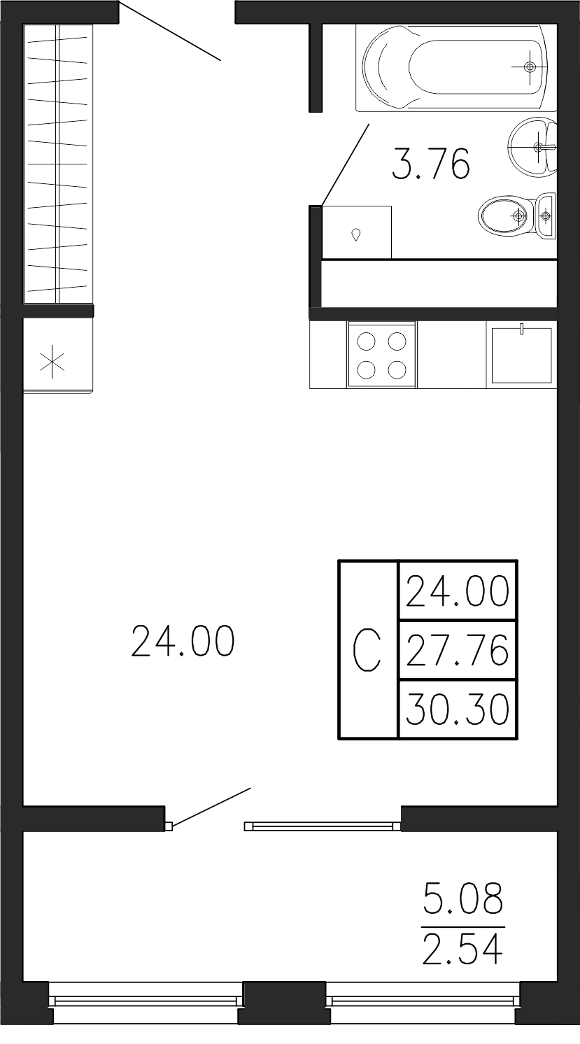 Просторы крыма Квартира №031 2