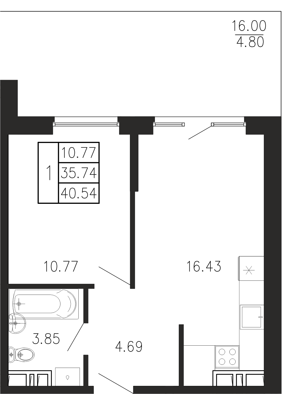 Просторы крыма Квартира №005 2