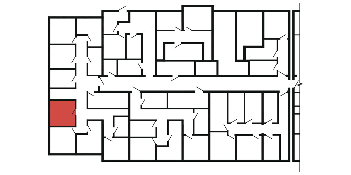 ЖК Суворов 1 очередь Нежилое помещение №061 1