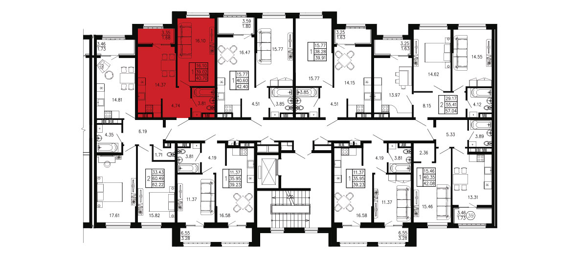 Просторы крыма Квартира №207 1