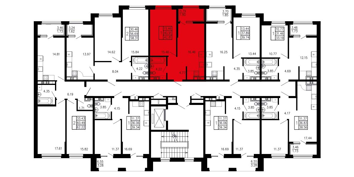 Просторы крыма Квартира №051 1