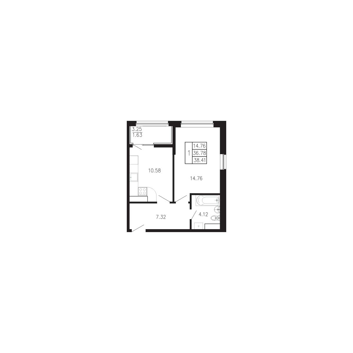 Просторы крыма Квартира №087