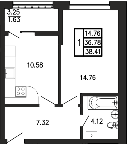 Просторы крыма Квартира №179 2