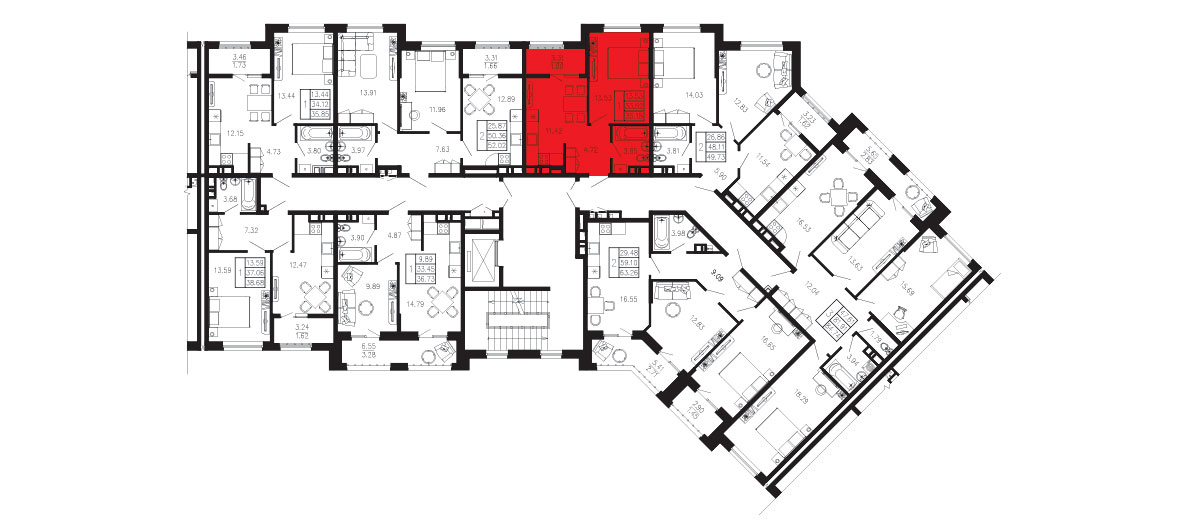 Просторы крыма Квартира №101 1