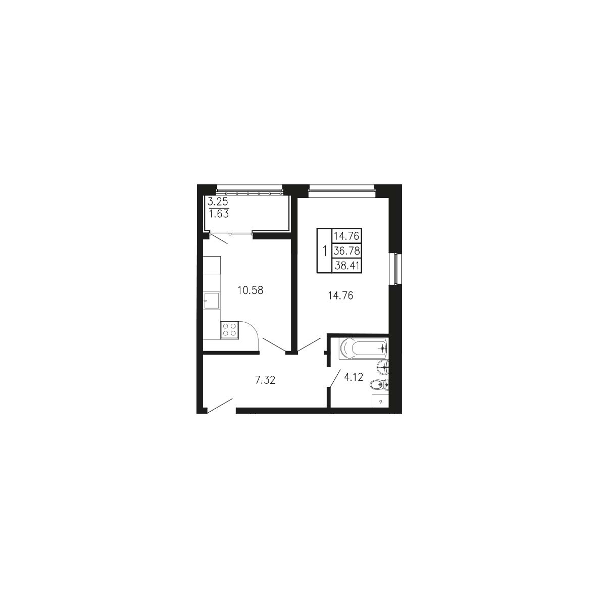 Просторы крыма Квартира №094