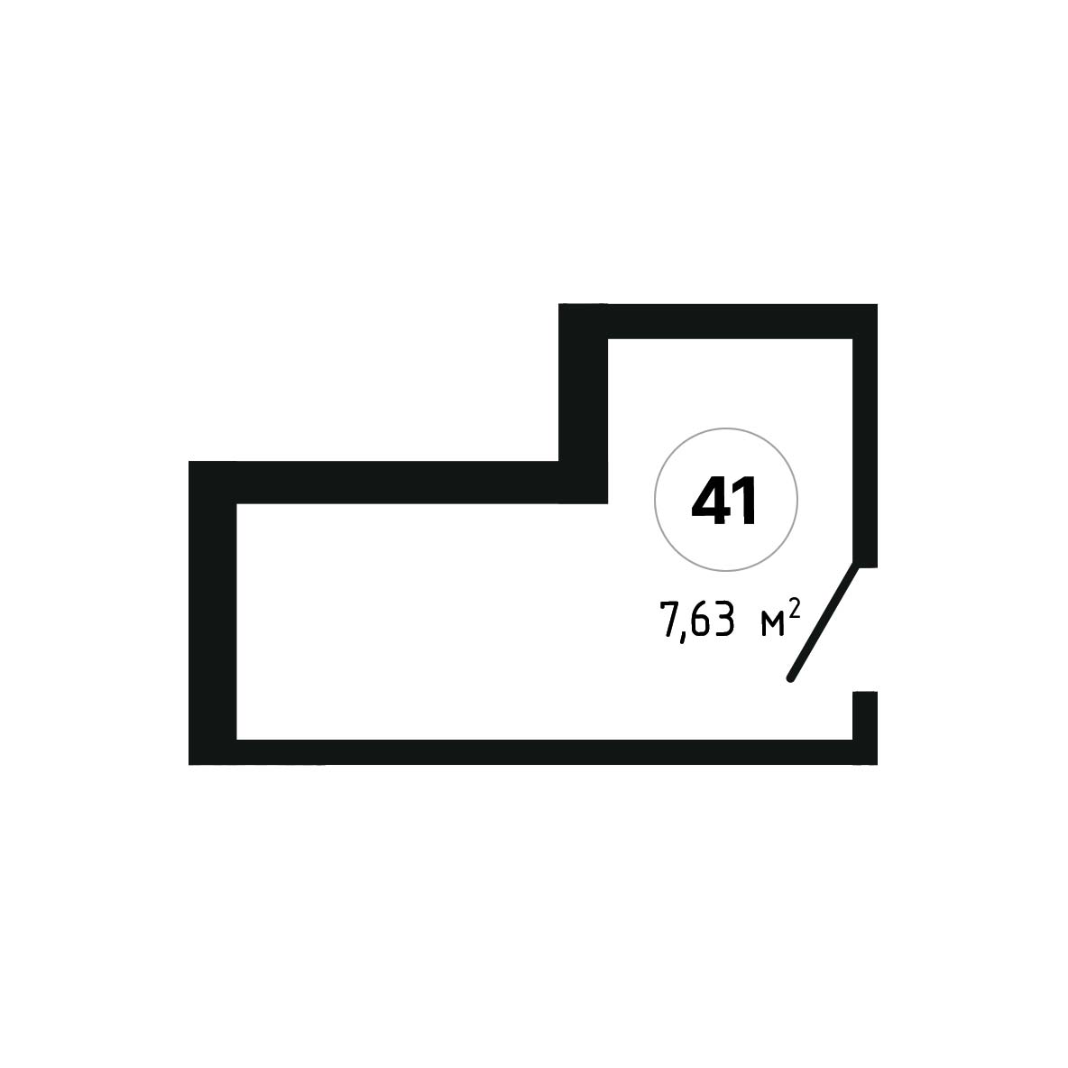 ЖК Суворов 1 очередь Нежилое помещение №041
