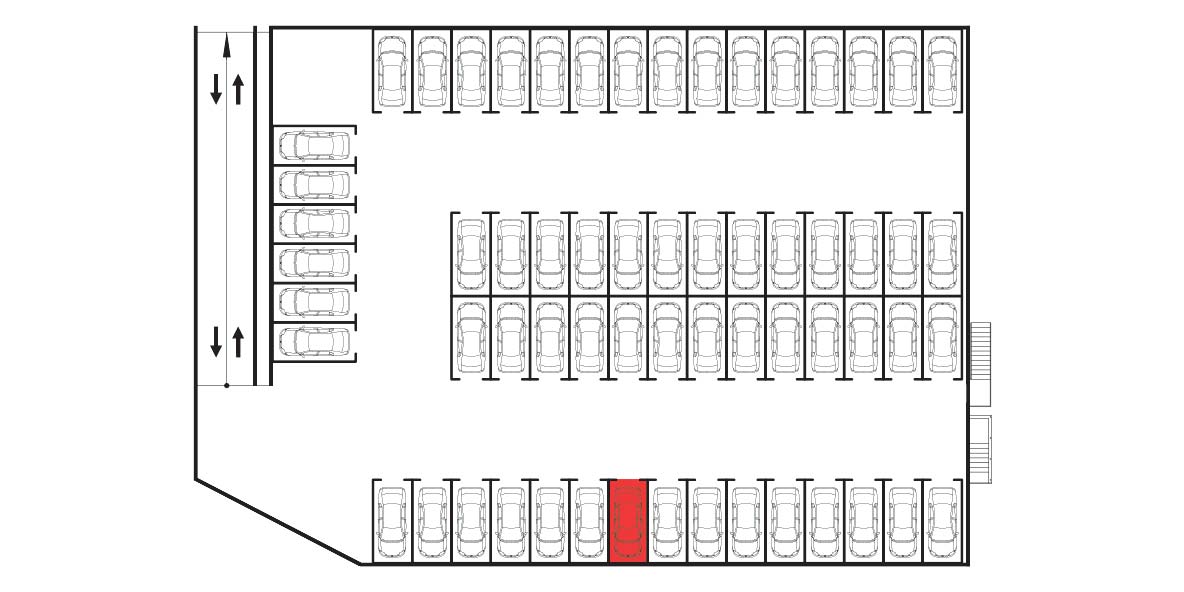 ЖК Яблоневый 3 очередь Парковочное место №109 1