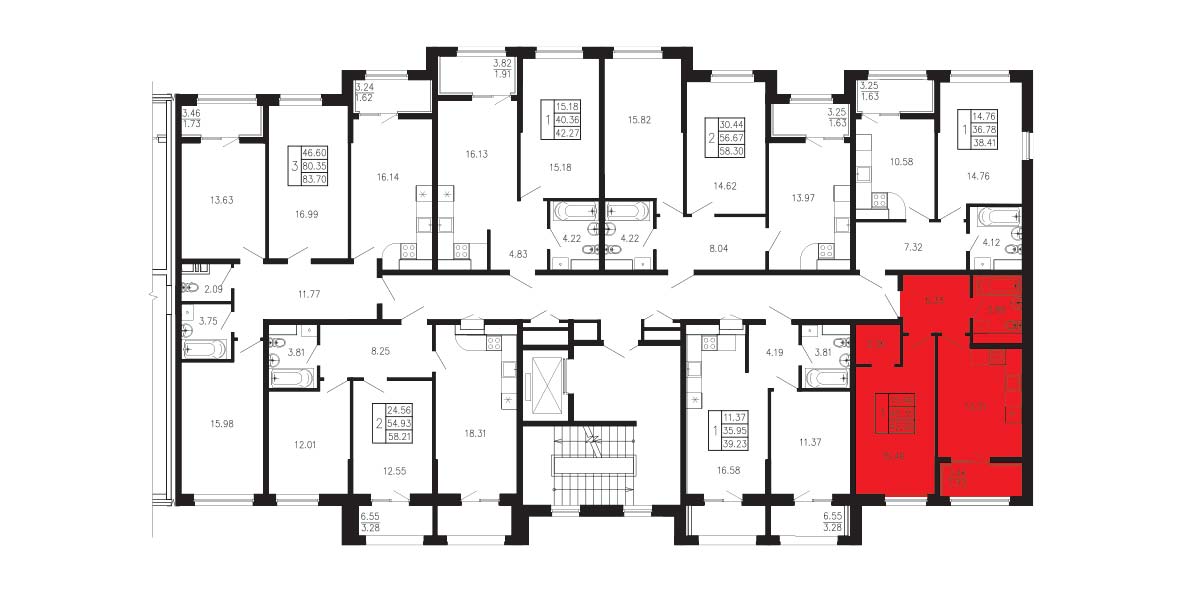 Просторы крыма Квартира №074 1