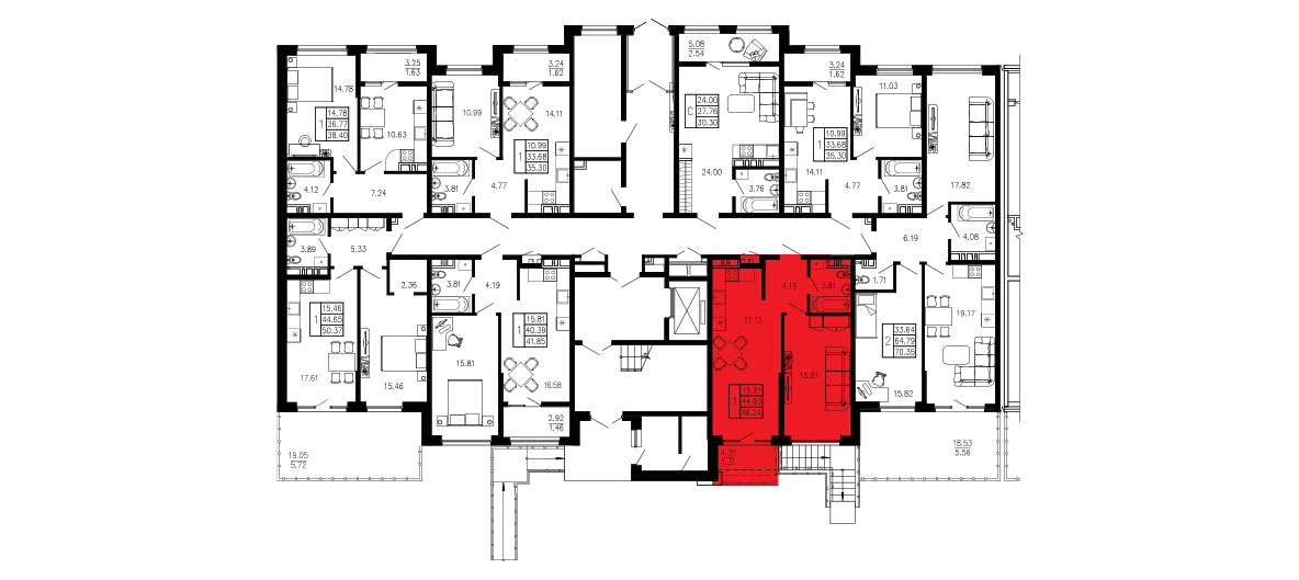 Просторы крыма Квартира №008 1