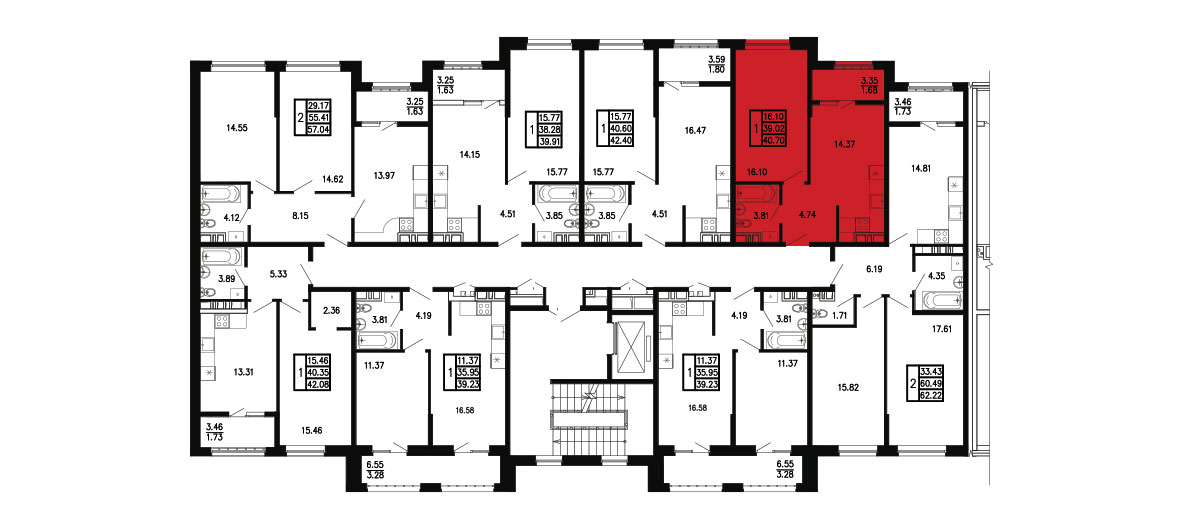 Просторы крыма Квартира №045 1