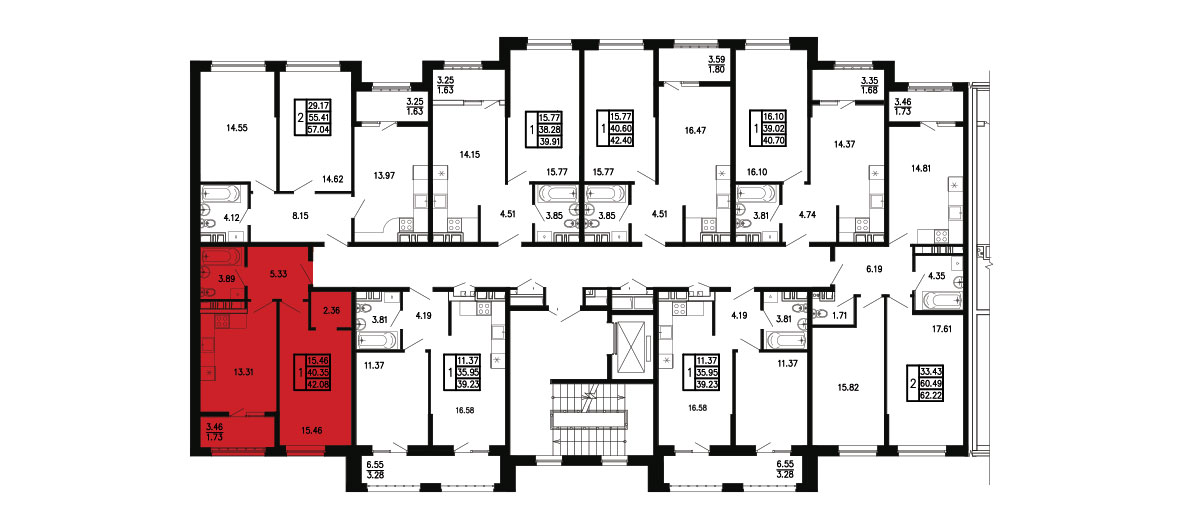 Просторы крыма Квартира №041 1