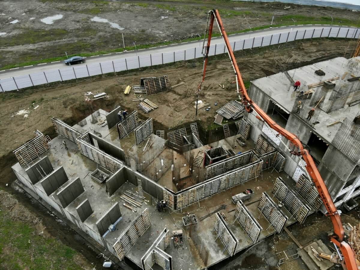 Ход строительства ЖК Мега-Победа 2 очередь Литер 5 Апрель 2021