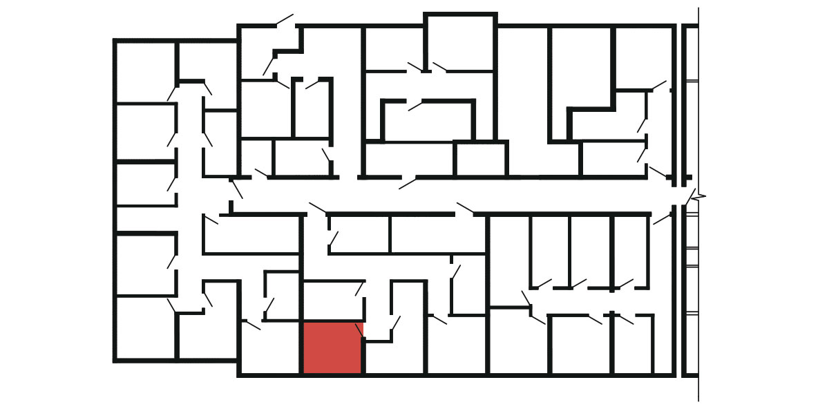 ЖК Суворов 1 очередь Нежилое помещение №054 1