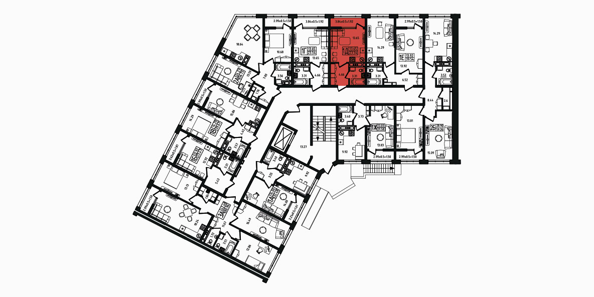 ЖК Яблоневый 3 очередь Квартира №200 1