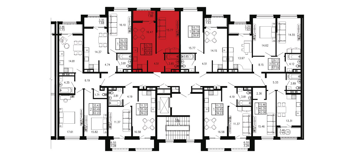 Просторы крыма Квартира №208 1