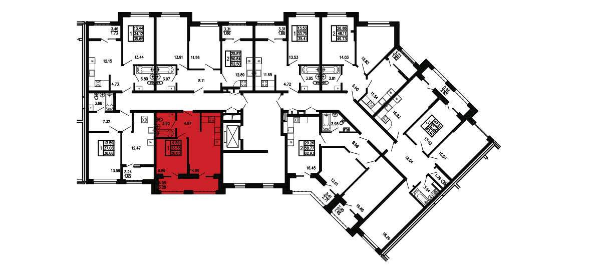 Просторы крыма Квартира №088 1
