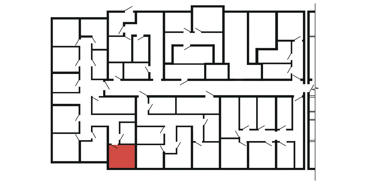 ЖК Суворов 1 очередь Нежилое помещение №058 1