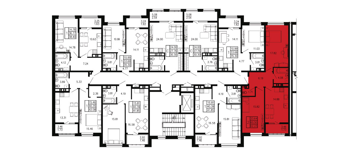 Просторы крыма Квартира №052 1