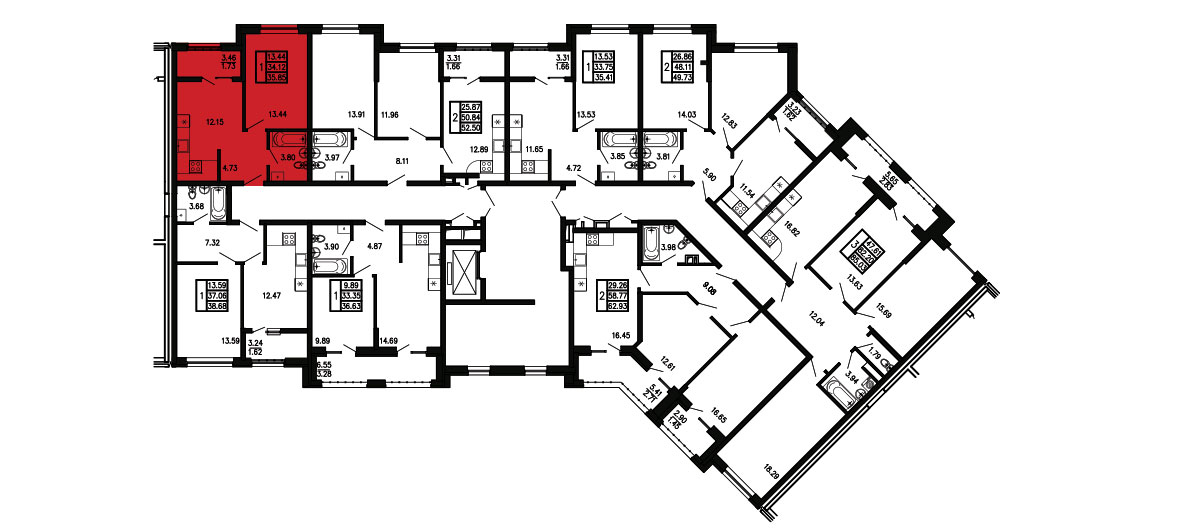 Просторы крыма Квартира №082 1