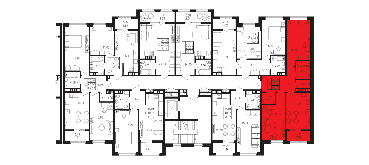 Просторы крыма Квартира №117 1
