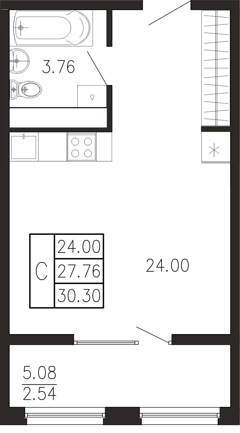 Просторы крыма Квартира №032 2