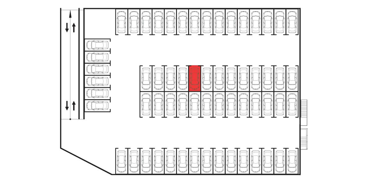 ЖК Яблоневый 3 очередь Парковочное место №083