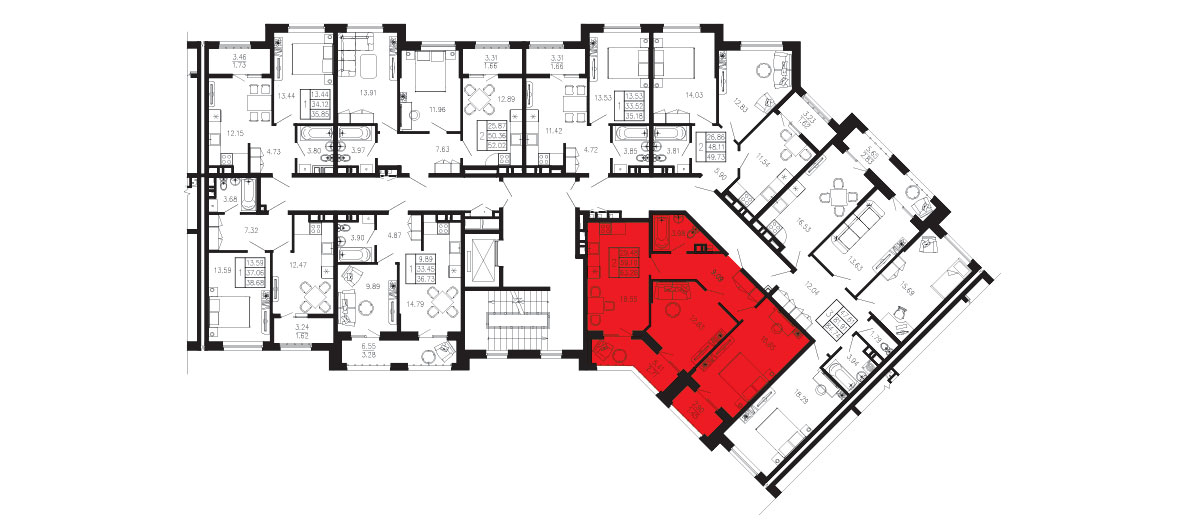 Просторы крыма Квартира №072 1