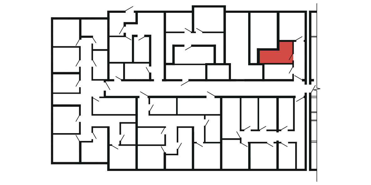 ЖК Суворов 1 очередь Нежилое помещение №041 1